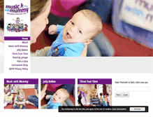 Tablet Screenshot of musicwithmummy.co.uk